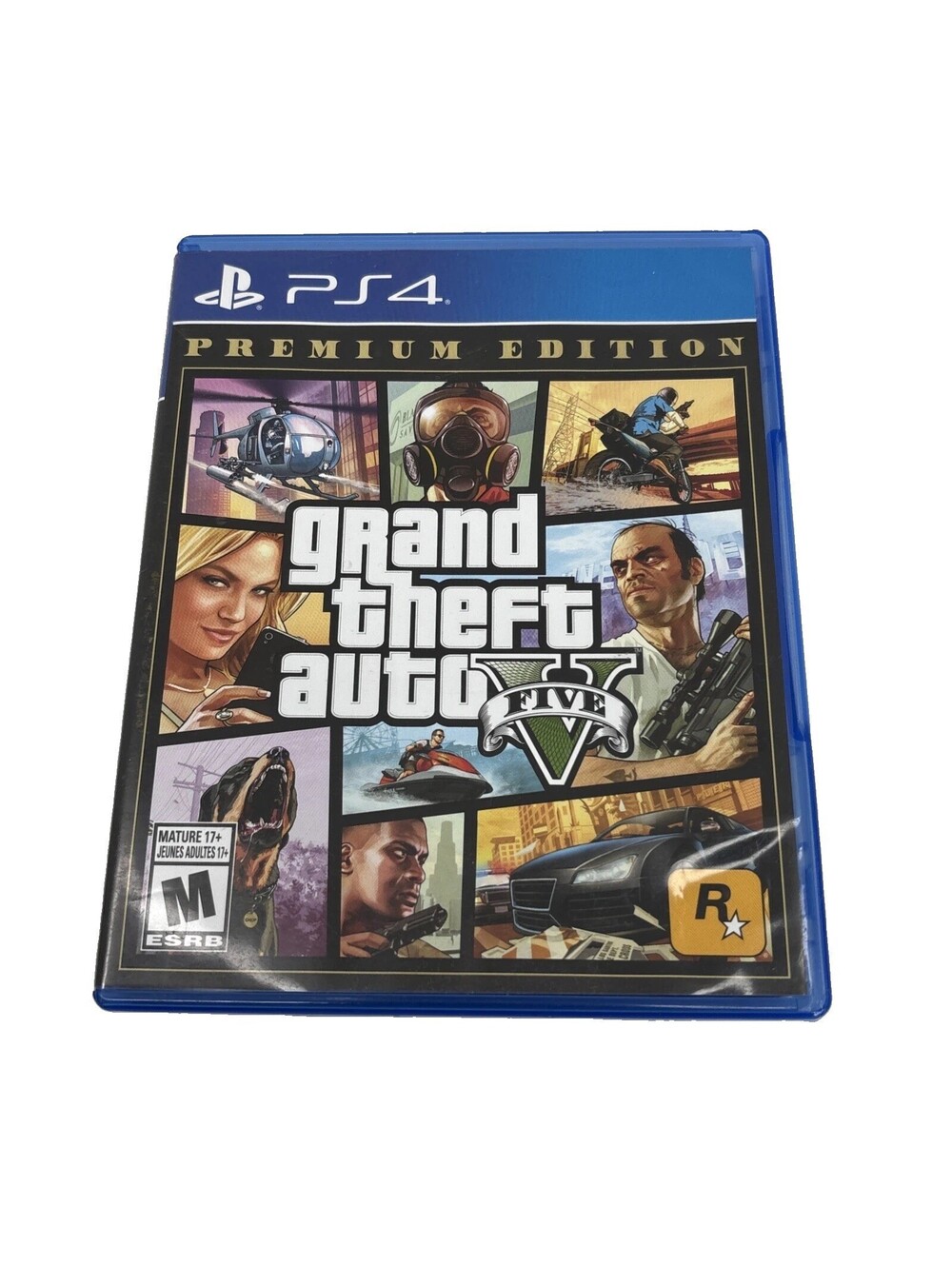 Grand Theft Auto 5 GTA 5 Premium Edition Sony PS4 PlayStation 4 No Manual Tested